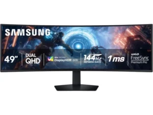 49" SAMSUNG Odyssey G9 G91F LS49FG910EUXEN 144Hz Gaming Curved Display