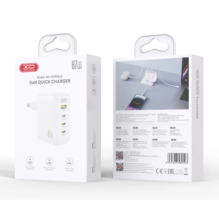 40924-XO-Charger-CE39-3x-USB-C-USB-A-30W-Fast-Charger-67W-4 40924-XO-Charger-CE39-3x-USB-C-USB-A-30W-Fast-Charger-67W-4